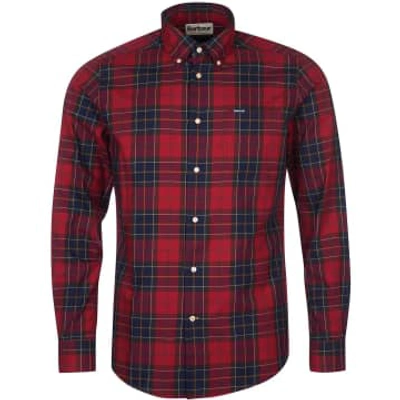 Shop Barbour Wetherham Tailored Shirt Red