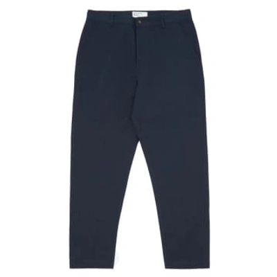 Shop Universal Works Military Chino In Navy Twill In Blue