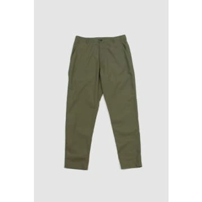 Shop Universal Works Military Chino Olive Recycled Poly Tech In Green