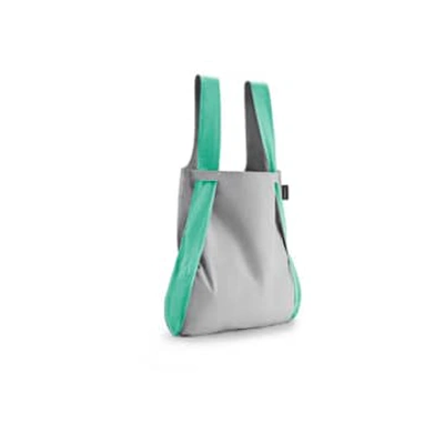 Shop Notabag Mint Grey Original Bag In Green