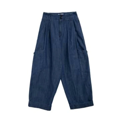 Shop Ymc You Must Create Grease Trousers In Washed Indigo
