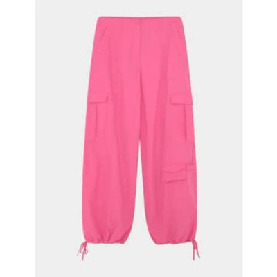 Shop 2ndday Edition George Cargo Trousers Coral Blush In Pink