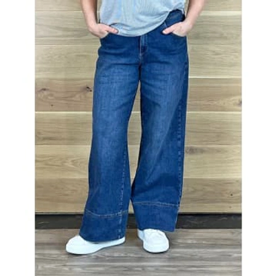 Shop Emme Marella Kentia Jeans Navy In Blue