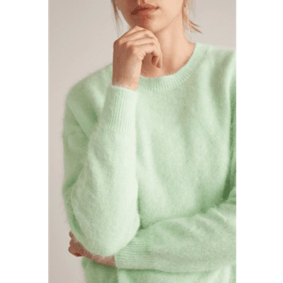 Shop Bellerose Datus Mist Green Sweater