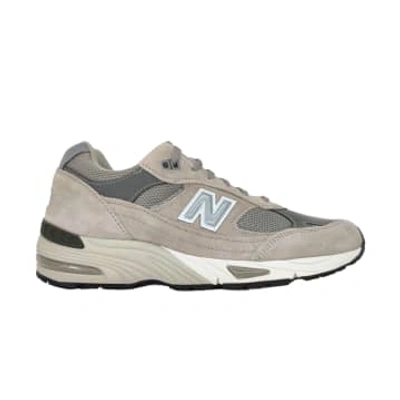 Shop New Balance Shoes 991v1 Men Gray/silver Metallic