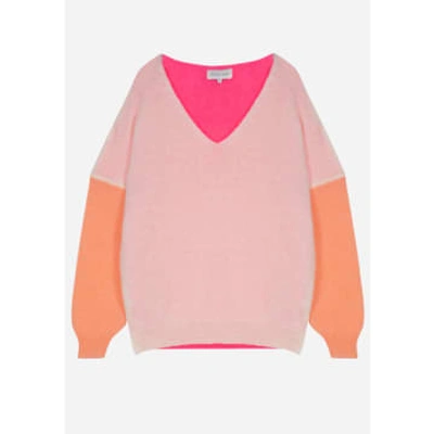 Shop Maison Anje Blocky Pullover Pink