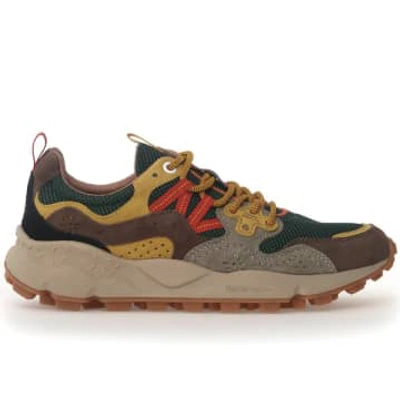 Shop Flower Mountain Yamano 3 Trainers In Green