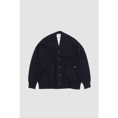 Shop Extreme Cashmere N°24 Tokio Navy Cardigan In Blue