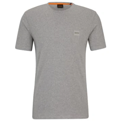 Shop Hugo Boss New Tales T-shirt In Grey