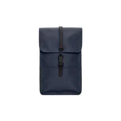 Shop Rains Navy Backpack W3 13000 In Blue