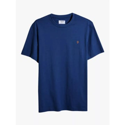 Shop Farah Danny T-shirt In Blue