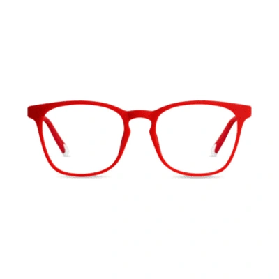 Shop Barner Kids | Dalston | Blue Light Glasses | Ruby Red