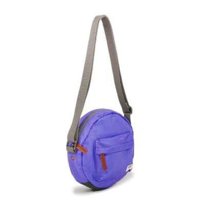 Shop Roka Cross Body Shoulder Bag Paddington B Recycled Repurposed Sustainable Nylon In Simple Purple