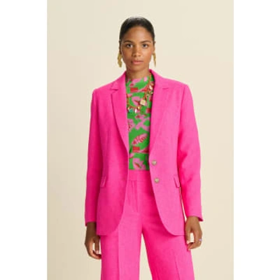 Shop Pom Amsterdam Sp7704 Blazer In Pink