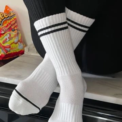 Shop Le Bon Shoppe Boyfriend Socks | Classic White