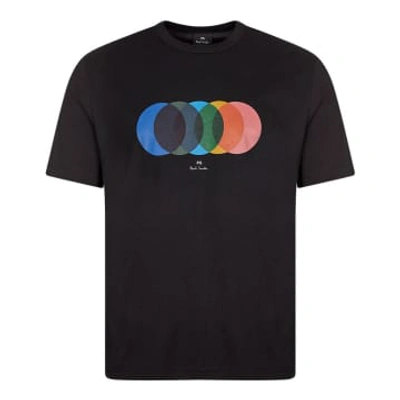 Shop Paul Smith Circles T-shirt In Black
