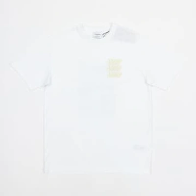 Shop Farah Blond Graphic Print T-shirt In White