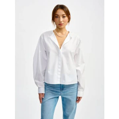 Shop Bellerose Galaxy Shirt In White