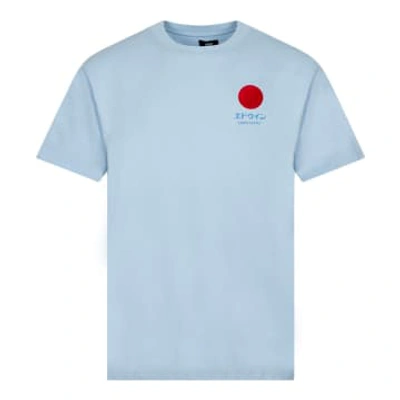 Shop Edwin Japanese Sun T-shirt In Blue