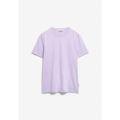 Shop Armedangels Jaames Lavender Light Regular Fit T-shirt