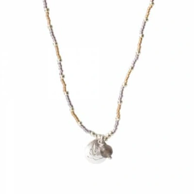 Shop A Beautiful Story Necklace Fresh In Grey