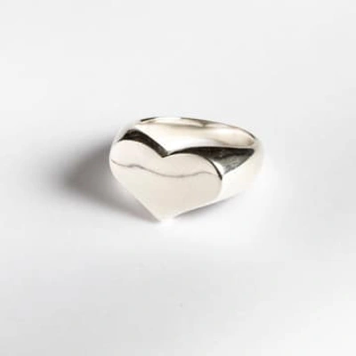 Shop Dlirio Paris Silver Ring In Metallic
