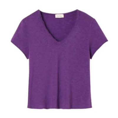 Shop American Vintage T-shirt Sonoma V Donna Vintage Ultraviolet