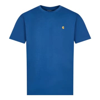 Shop Carhartt Chase T-shirt In Blue