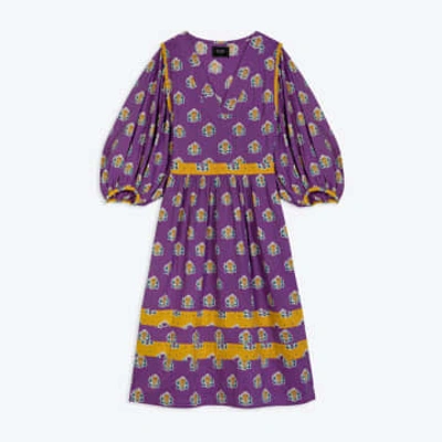 Shop Lowie Les Indiennes Balloon Sleeve Dress