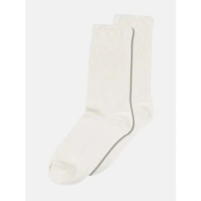 Shop Mp Denmark Greta Ankle Socks In White