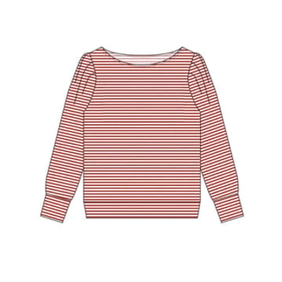 Shop Nooki Design Helena Sweatshirt-red Mix