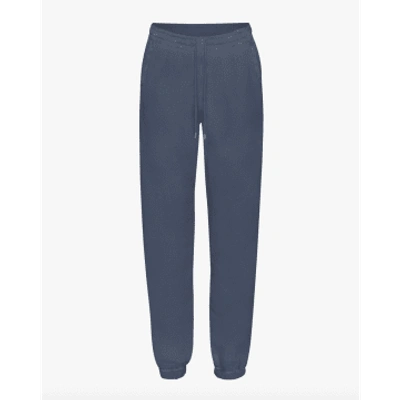 Shop Colorful Standard Cs1011 Organic Sweatpants Neptune Blue