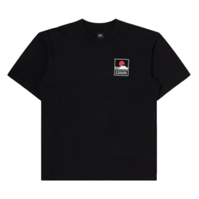 Shop Edwin Mt Fuji Short-sleeved T-shirt (black)