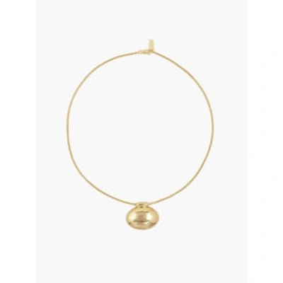 Shop Ragbag Reflection Pendant Necklace In Gold