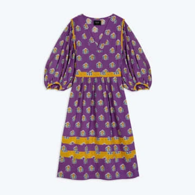 Shop Lowie - Les Indiennes Balloon Sleeve Dress