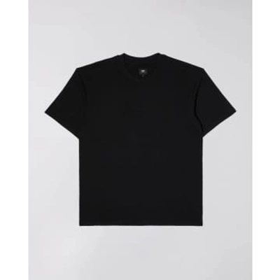 Shop Edwin Katakana Embroidery T-shirt In Black