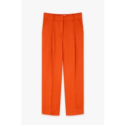 Shop Cks Lahti Orange Brown Trousers
