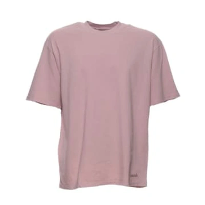 Shop Amish T-shirt For Man Amx035cg45xxxx Grey Pink