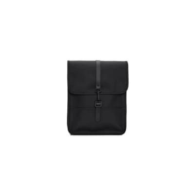 Shop Rains Accessories Mochila Backpack Micro In Black