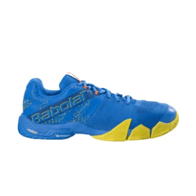 Shop Babolat Tennis Shoes Movea Man French Blue/vibrant Yellow