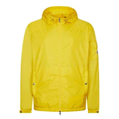 Shop Moncler Etiache Jacket In Yellow