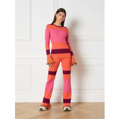 Shop Refined Department | Luca Knitted Pants In Orange