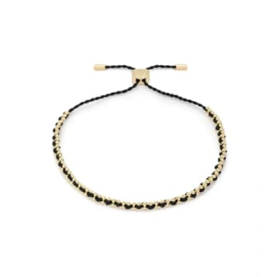 Shop Boho Betty Braid Black And Gold Bracelet