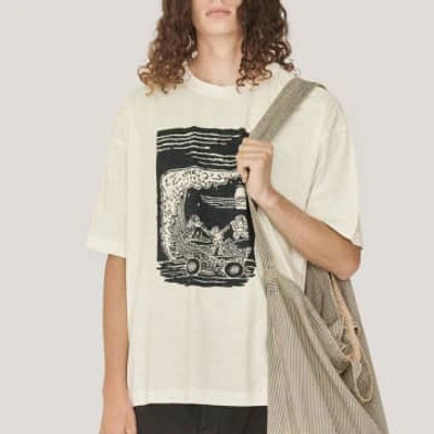 Shop Ymc You Must Create On The Mountain Pass Mens T Shirt White