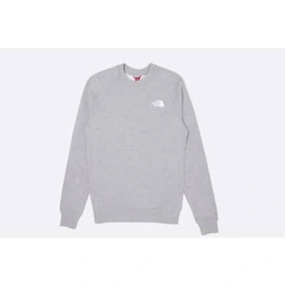 Shop The North Face Redbox Raglan Sweatshirt Gray