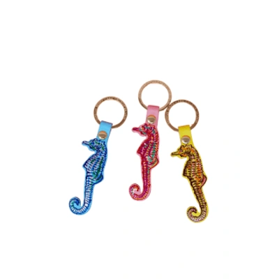 Shop Ark Sea Horse Key Fob From In Blue