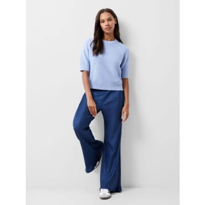 Shop French Connection Scarlette Trousers-midnight Blue-74wag