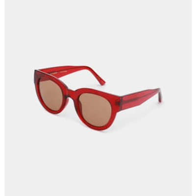 Shop A.kjaerbede Lily Sunglasses In Red