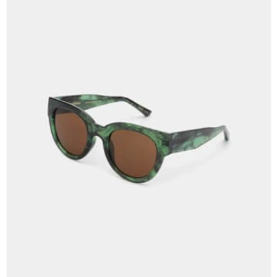 Shop A.kjaerbede Lily Sunglasses In Green