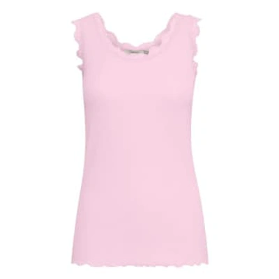 Shop Fransa Hizamond Top In Pink Frosting